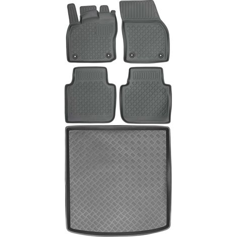 Skoda Kodiaq SUV a partir de 2017 SET - Alfombrillas para coche + alfombrilla para maletero