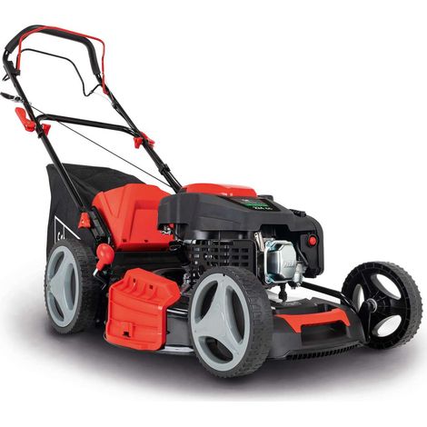 Scheppach Benzin Rasenmäher MS225-53 + Motoröl Radantrieb 6 PS 53 cm Schnittbreite 65 Liter Fangkorb Reinigung Mulchfunktion Auswurf (1/5)