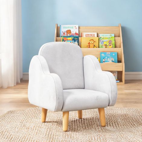 Fauteuil enfant scandinave blanc nuage confort tissu 46 x 51 x (1/5)