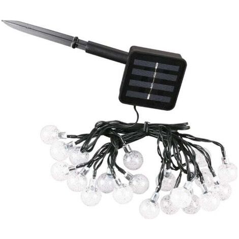 50 LED-Solar-Lichterkette, solarbetriebene Lichterkette für draußen und drinnen, 7 m und 8 Modi, IP65 wasserdichte Lichterkette für den Garten [Energieklasse A+++]
