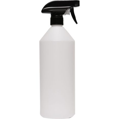Flacone spray - 1L - Bianco opaco - Resistente agli agenti chimici - Pratico ed efficace