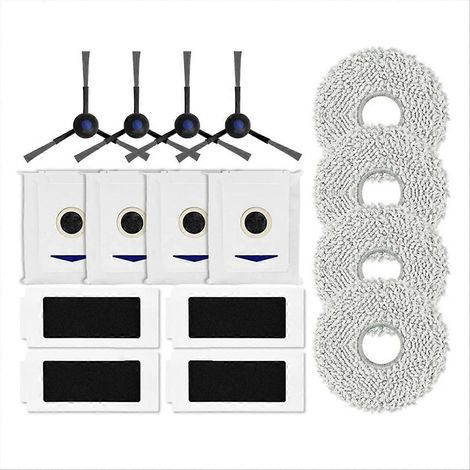 Für den T30 Pro Omni Roboter: Ersatzseitenbürste, HEPA-Filter, Reinigungstuch, Staubbeutel, Ersatzteile und Zubehör (1).
