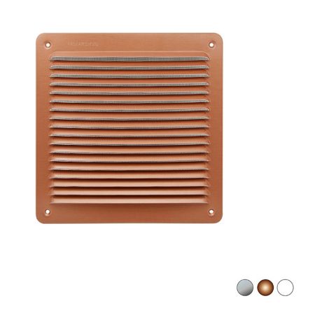 GRIGLIA DA SOVRAPPORRE IN METALLO CON RETE L. 228 X H. 228 MM Alluminio Bianco (1/2)