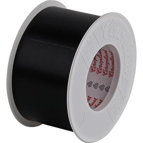 Rubant isolant pour l'electricite noir largeur 50 mm longueur 25 metres (1/3)