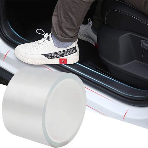 Auto Einstiegsleisten Schutzfolie 7cmx10m Transparent Wasserdicht Kratzfest (1/5)