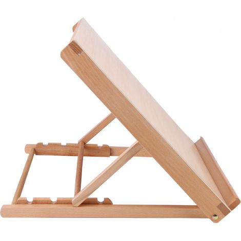 Lot de 1 bureau multifonction réglable en bois, grande planche à dessin pour enfants étudiants, fournitures artistiques (1/5)