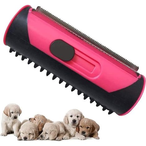 Tierpflegebürste, Haarentfernerkamm, 3-in-1-Bürste für Hunde, Katzen und Kleidung. (1/4)