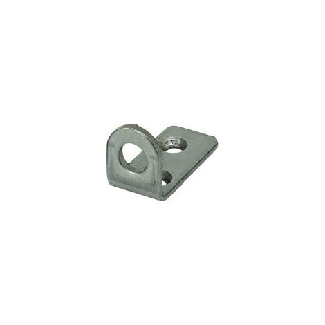 équerre lisse - Diamètre : 7 / 8 mm - Dimensions : 35 x 22 - Matériau : Acier brut - Pas : 150 mm - SERFA