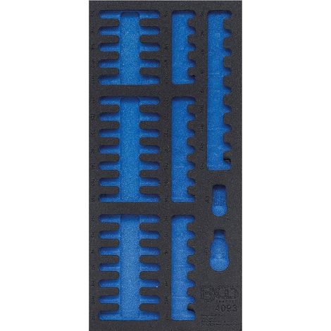 Insert de Servante d Atelier 1/3 Vide - 19,3 x 3,5 x 40,7 cm - Polypropylène Résistant - Organisation et Gain de Place - D-Work