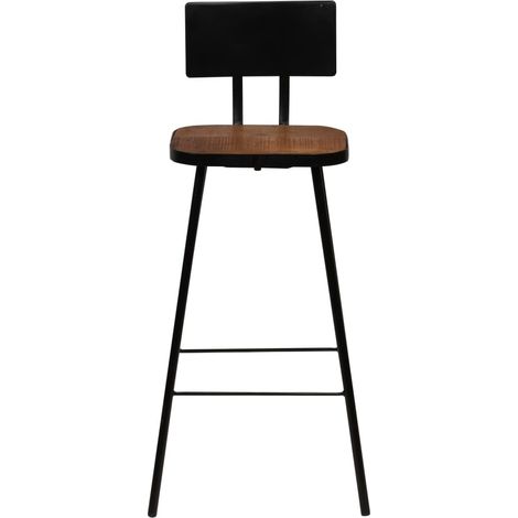 Maison Exclusive - Barhocker 4 Stk. Massives Altholz