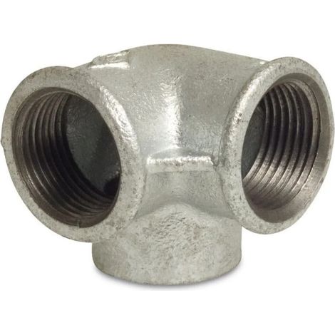 Racor de Hierro Maleable 3/4, Distribuidor de Ángulo Galvanizado (1/2)