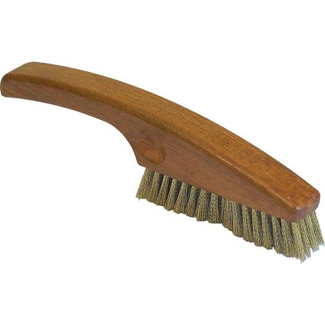 BROSSE GALBEE ACIER LAITONNE