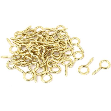 Schmuck Garten Vine Wire 3,1 mm Gewinde Dia Öse Schraube Auge