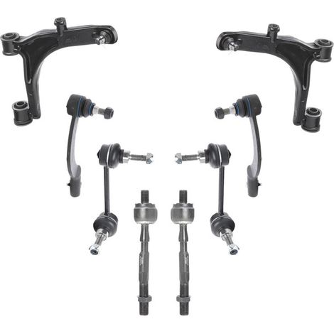 KIT BRACCIO OSCILLANTE 8 PEZZI COMPATIBILE CON RENAULT MASTER PRO Furgone (FH) dCi 130 / Kit Sospensione Completo OE/OEM / Bracci Oscillanti + Testine Sterzo / Sostituzione Diretta OEM