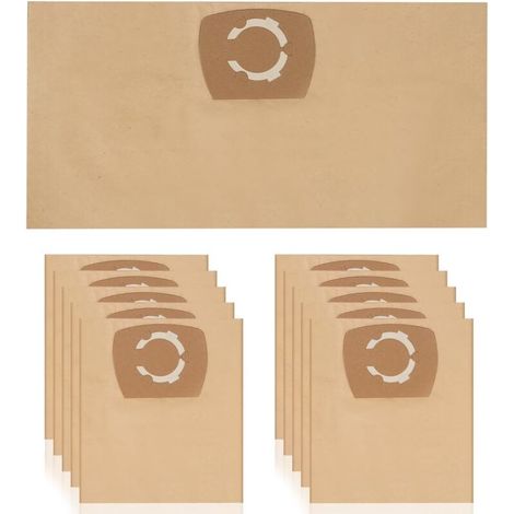 11 Sacs pour Aspirateur Parkside PWD 12A1 12B2