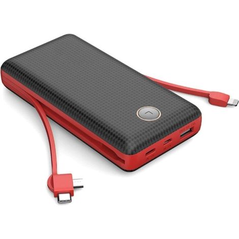 Trade Shop - Power Bank Portátil Q-t70 3en1 20000mah Batería Móvil Carga Rápida Luz Led - (1/3)