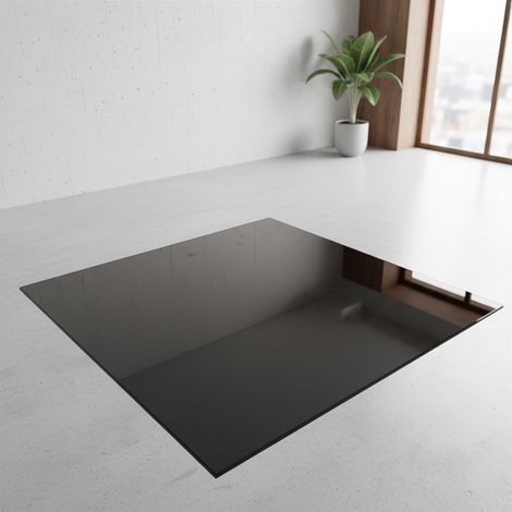 Placa base de mesa de vidrio para chimenea, protector contra chispas, vidrio de seguridad templado, vidrio transparente, vidrio de horno negro, placa de vidrio, placa de vidrio para chimenea, repisa d