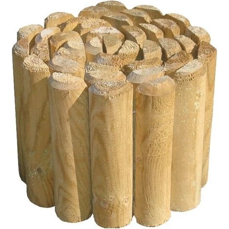 bordatura da giardino in legno di pino per aiuole 200x5x20 cm