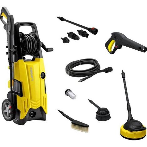 Lavor - Hidrolimpiadora a presión 180 bares de presión con multiples accesorios, para una limpieza más a fondo de las superficies.