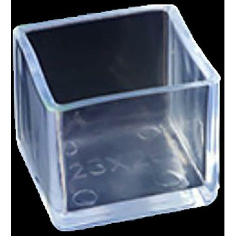 Lot de 4 protections en silicone pour pieds de chaise et de table, réduction du bruit, carrées, 60 x 60 mm (1/4)