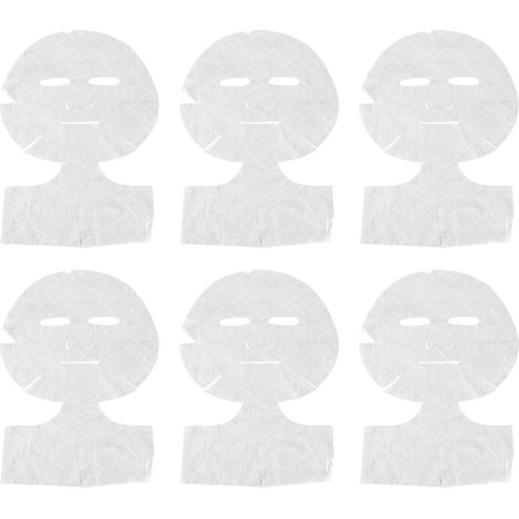 50 masques faciaux jetables en papier de soie légère pour le cou, idéaux pour les salons de beauté, les spas et la maison. (1/5)