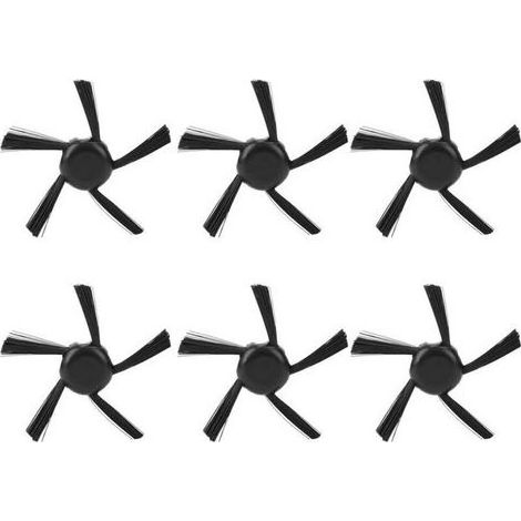 Brosse latérale de Rechange, 6 pièces de Remplacement de Brosse latérale pour Robot balayeuse pour Neato Botvac D Series D5 D3 D80 Balayeuse (1/5)
