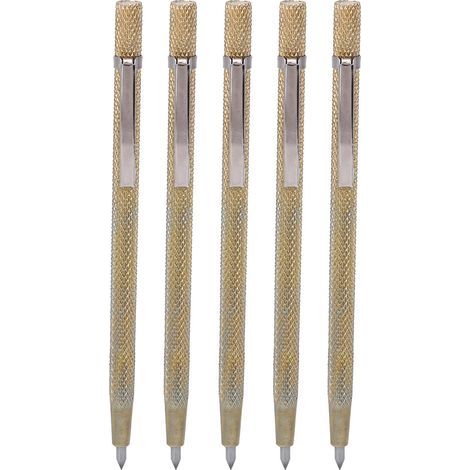 5-teiliges Diamantgravurstift-Set, rutschfeste Hartmetallspitze für Glas, Keramik, Metall und Holz (1/5)