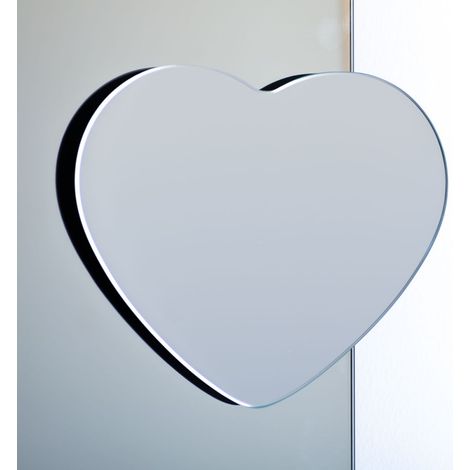 Specchio magnetico ingranditore cuore - ingrandimento 2x