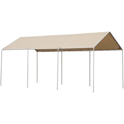 GAZEBO 'MAURITIUS' mt 3 x 6 x h. 2,8 - telo ecru