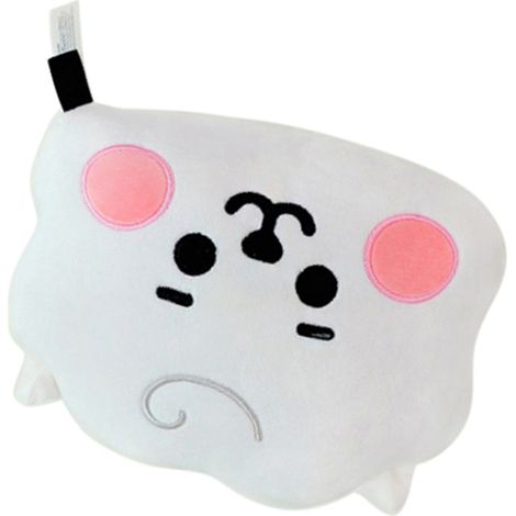 Oreiller de voyage mouton 23cm, appuie-tête animalier anti-pression, soutien cervical pour voiture (1/5)