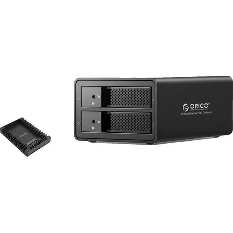 Box per HDD a 4 alloggiamenti, connettività Type-C, 2 alloggiamenti USB 3.0, NoD da 48 TB (1/2)