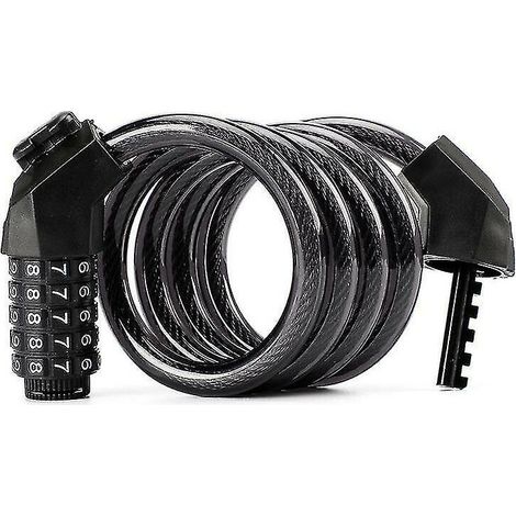 Bike Lock Cable Bicycle Lock - Cycle Lock High Security Combination  Long Heavy Duty Cable Lockdigit Codes Locks Bike Accessories For Bicycle, Moto (1/5)