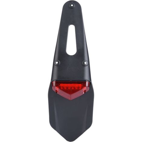 Les feux arrière, feux de freinage, feux de plaque d'immatriculation et feux de garde-boue arrière de moto Qiilu LED sont équipés de 12 perles LED rouges. (1/5)