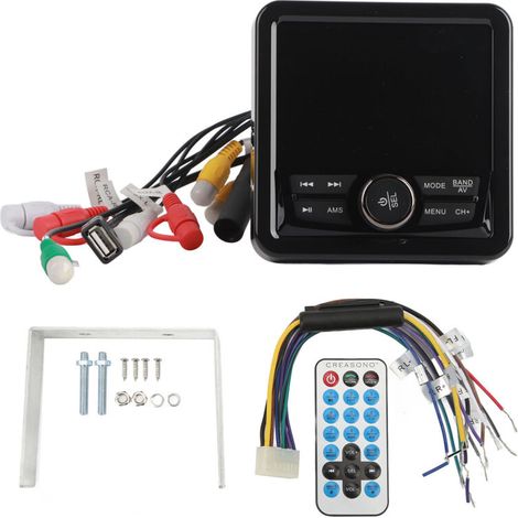 Autoradio per barche, ricevitore stereo Bluetooth MP3 MP5 impermeabile, lettore multimediale lossless per yacht e imbarcazioni (1/5)