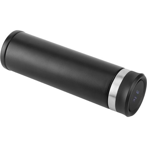 Tasse isotherme intelligente thermosensible avec miroir et écran tactile intelligent, noire, 480 ml (1/5)