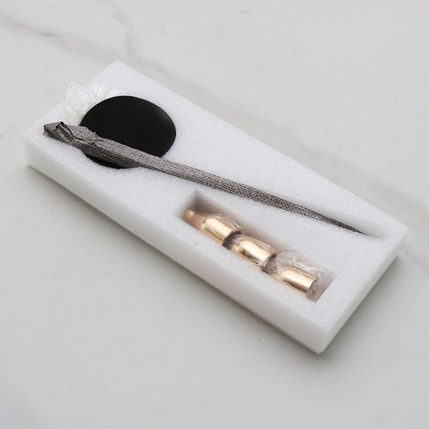 Juego de 3 portavelas metálicos de estilo nórdico, ideales para bodas y cenas. Hierro galvanizado antideslizante y resistente a la corrosión. Dimensiones: 22 cm x 27 cm x 32 cm. (1/5)