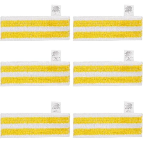 Lot de 6 Lingettes de Rechange en Microfibre Compatible avec Karcher Easyfix SC 1, SC 2, SC 3, SC 4, SC 5 Nettoyeurs Vapeur (1/5)