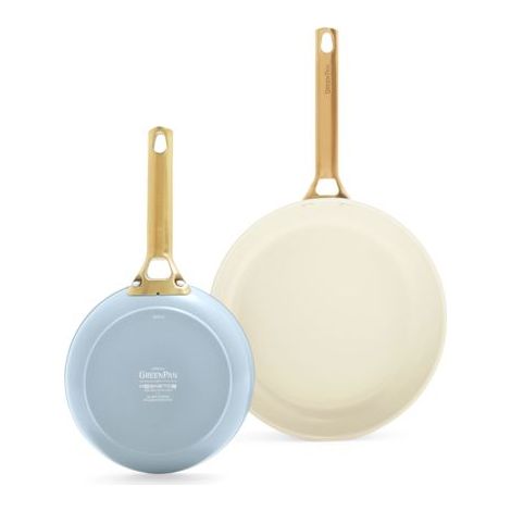 GreenPan Padova Reserve 2Tlg Bratpfannenset 20+26cm Hellblau