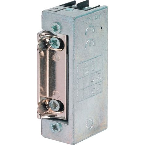 Sewosy – Gâche électrique à émission à encastrer – Contact stationnaire 12-24V AC/DC – Pour portes de résidences et halls – Varistance intégrée