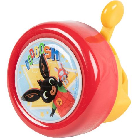 TATAWAY Campanello bici metallo bambino coniglietto Bing rosso ciclo 5x6x5 cm (1/5)