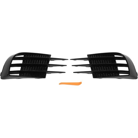 1 pezzo Griglia fendinebbia paraurti anteriore nera lucida, cornice fendinebbia di ricambio per MK6 GTD 2008-2013