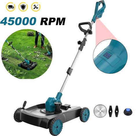 Tondeuse à gazon électrique sans balais 30 cm (12 pouces) 45 000 tr/min, coupe-bordures, outil de jardinage pour batterie Makita 18 V (sans batterie) (1/5)