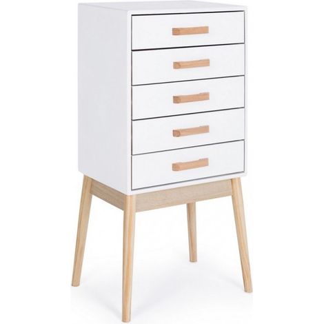 Cassettiera Legno Bianco Moderna da Interno - EXCEPTIONAL (1/5)
