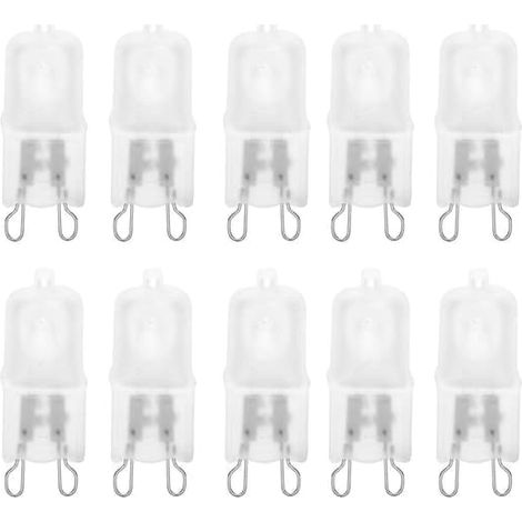10 ampoules LED G9 18W, 14 ampoules pour lampe suspendue d'intérieur, blanc chaud (230V) (1/3)