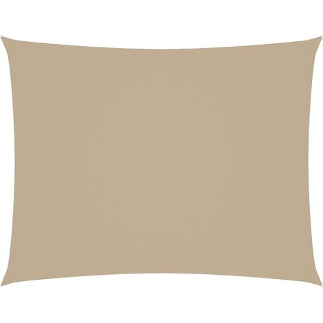 Maison Exclusive - Parasole a Vela Oxford Rettangolare 4x5 m Beige (1/5)