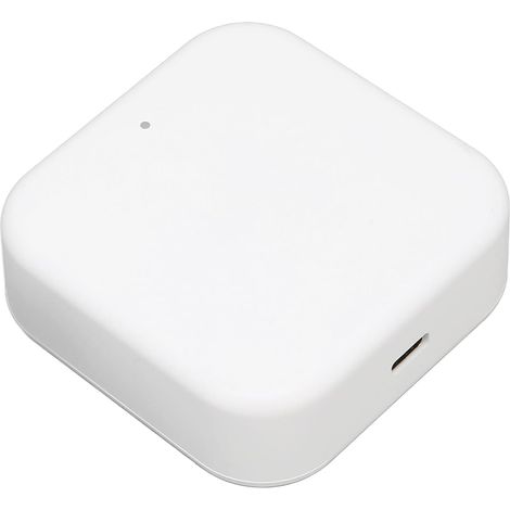 Passerelle WiFi G2 Smart Lock, Passerelle Intelligente Télécommandée DC 5V avec Application TT Lock, Commande Vocale Fonctionne avec et pour Home, Serrures de Porte Bluetooth Intelligente (1/5)