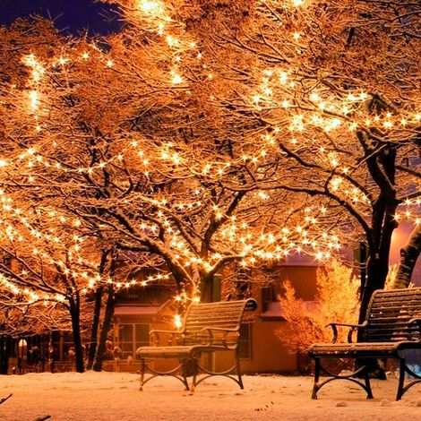 Guirlande lumineuse LED, 10 m, pour la décoration de la maison, les fêtes, le jardin et les événements, design pratique.-AquaForge