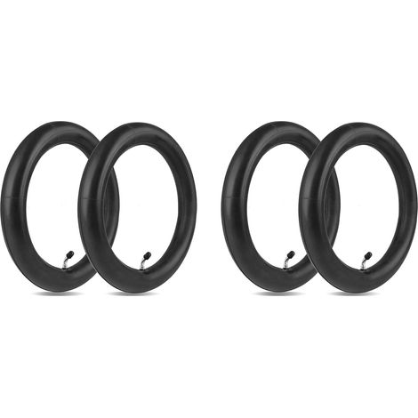 4pièces 12,5 X 2,25 Tubes de Pneu de Scooter 12 ½ X 2 ¼ Pouces CR202L-A60 Tige de Valve CoudéE Heavy Duty 12 Pouces Tubes de VéLo Compatibles avec la Plupart (1/5)