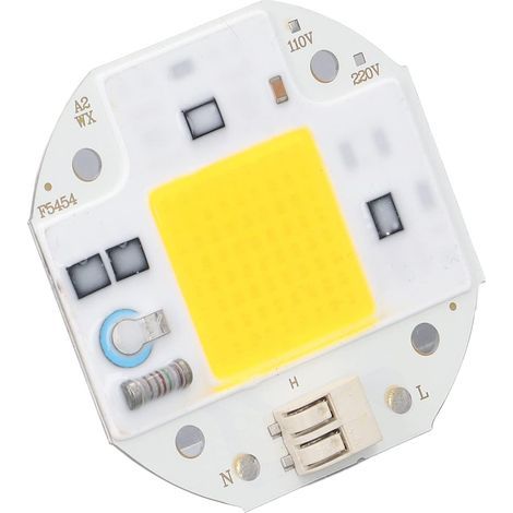 Puce COB 110V – blanc chaud 50W – éclairage intérieur bricolage – faible consommation (1/5)