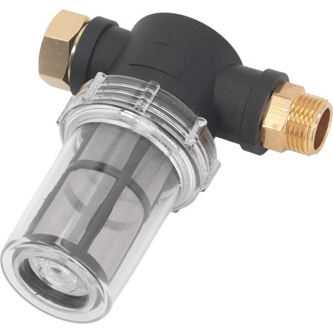 Filtre d'arrivée pour tuyau d'arrosage 3/4 - Filtre à sédiments pour nettoyeur haute pression (1/5)